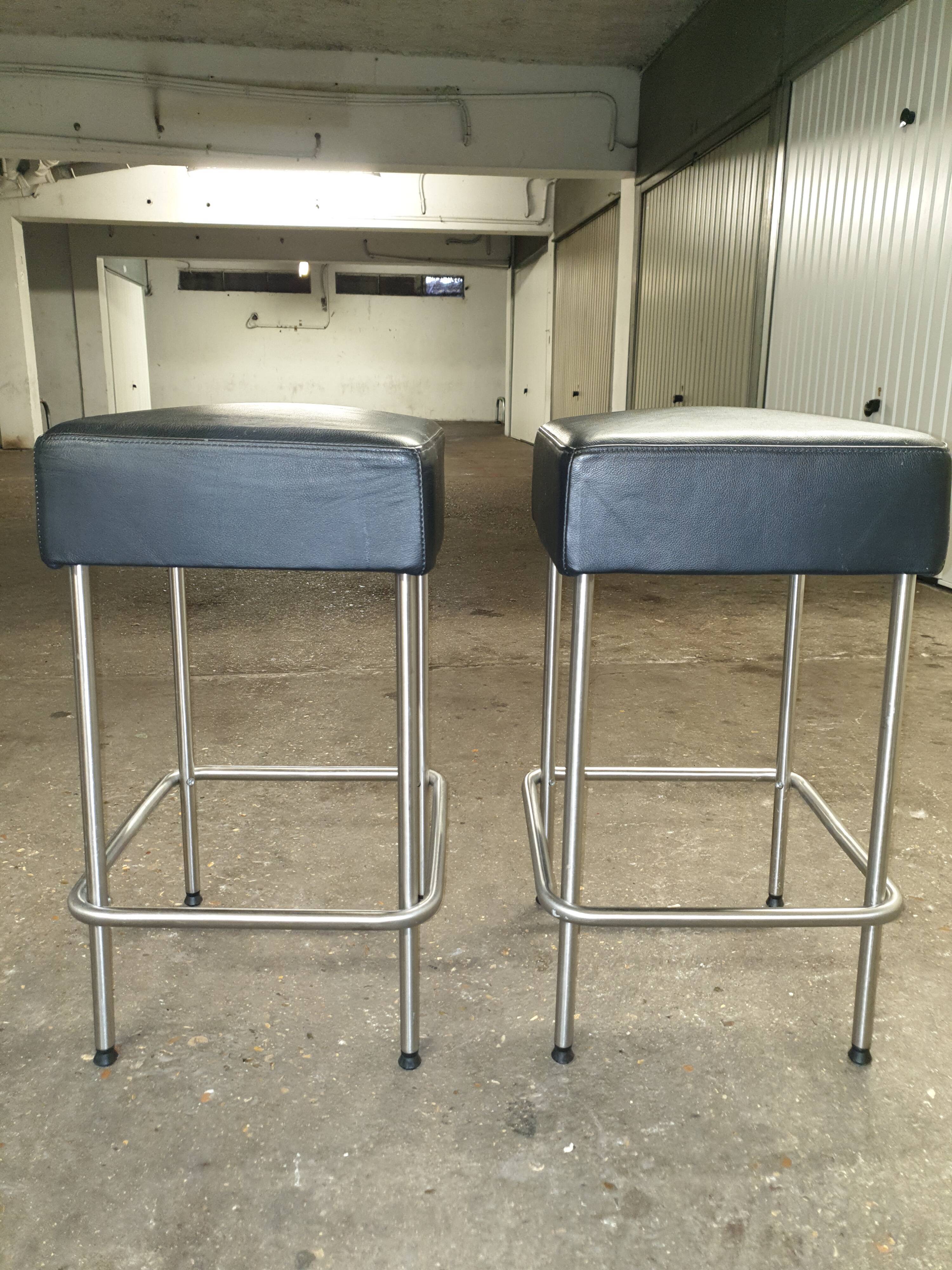 2 Richard Clack Stools - IKEA - Julius,
