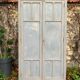 Armoire parisienne ancienne Luterma patine grise bleutée