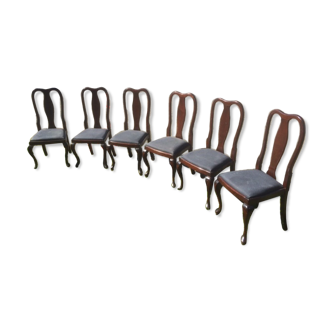 6 chaises art deco