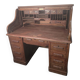 Bureau Américain à rideaux  en chêne massif des années 1900