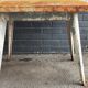 Vintage small Tolix table for console or pedestal table, 89x51 cm