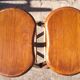 Pair of 70s wooden tripod stools