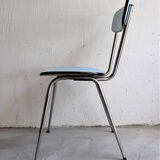 Chaise formica bleue
