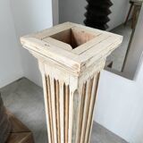 Wooden pedestal column 1900