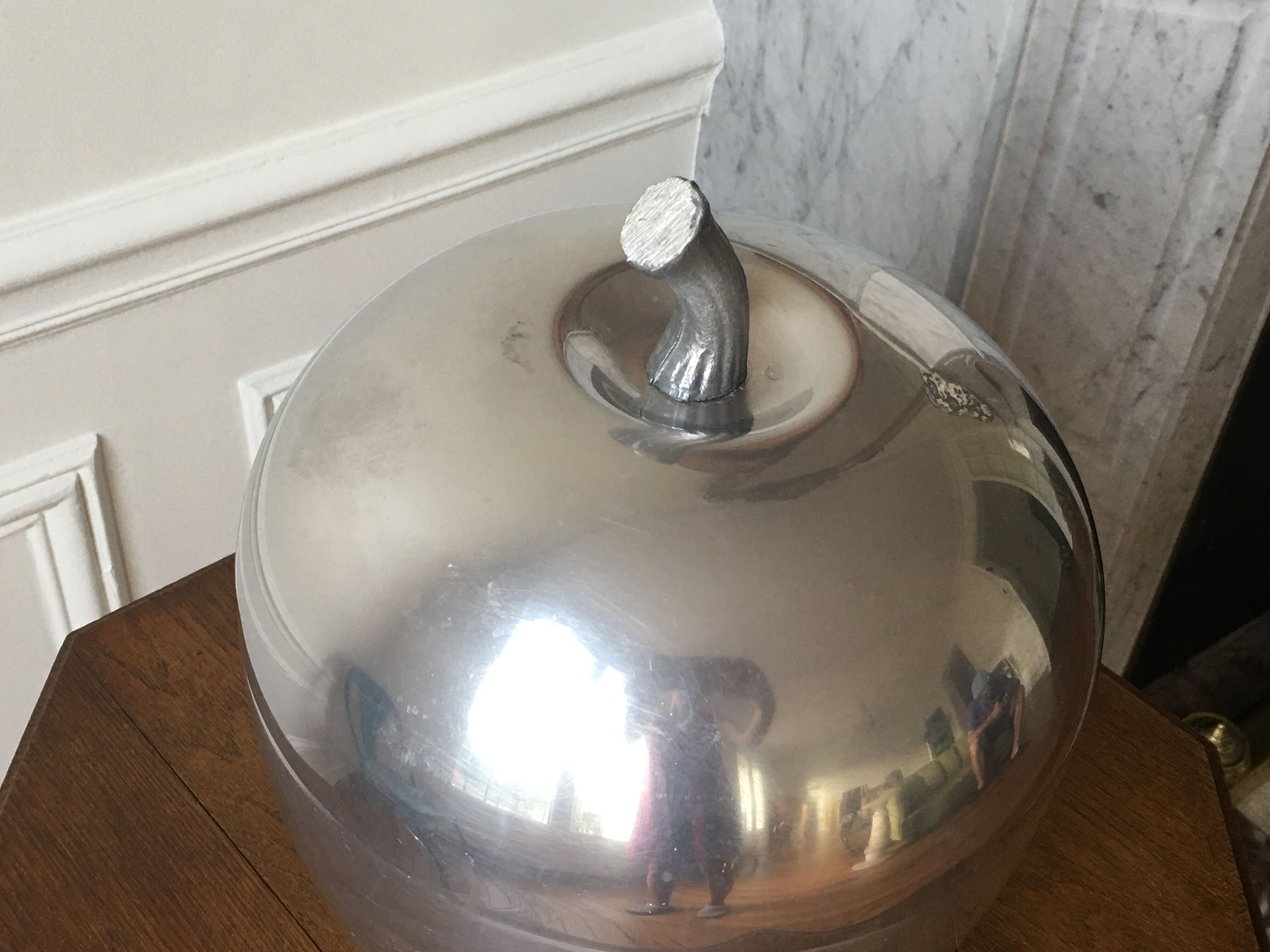 Ice bucket in aluminum 1960s
