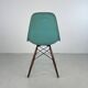 Eames Herman Miller DSW side chair in turquoise