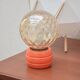 Lampe globe orange pop