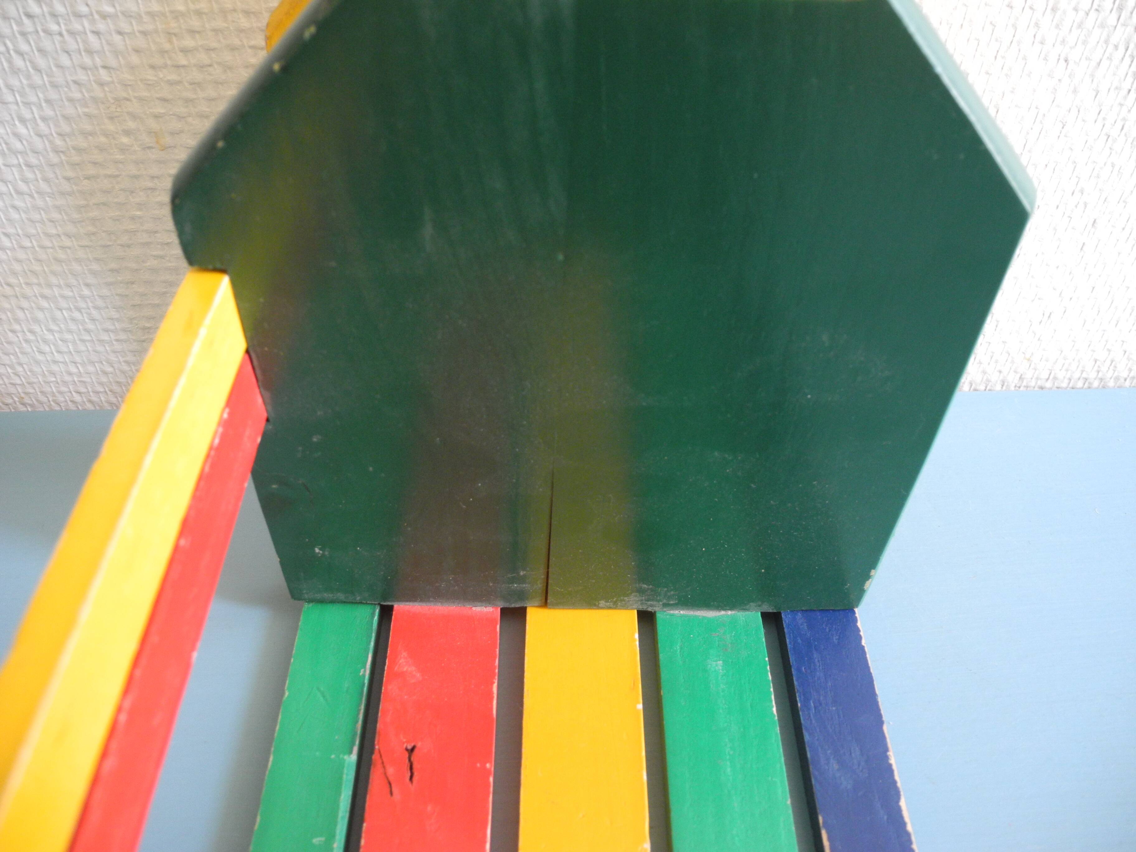 Pierre Sala vintage deco pencil bookends 80s bookends shelf