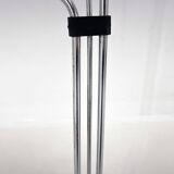 Lampadaire en chrome et verre des années 1970 par Lidokov, étiqueté, Tchécoslovaquie