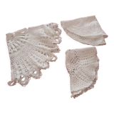 Set of 3 round placemats