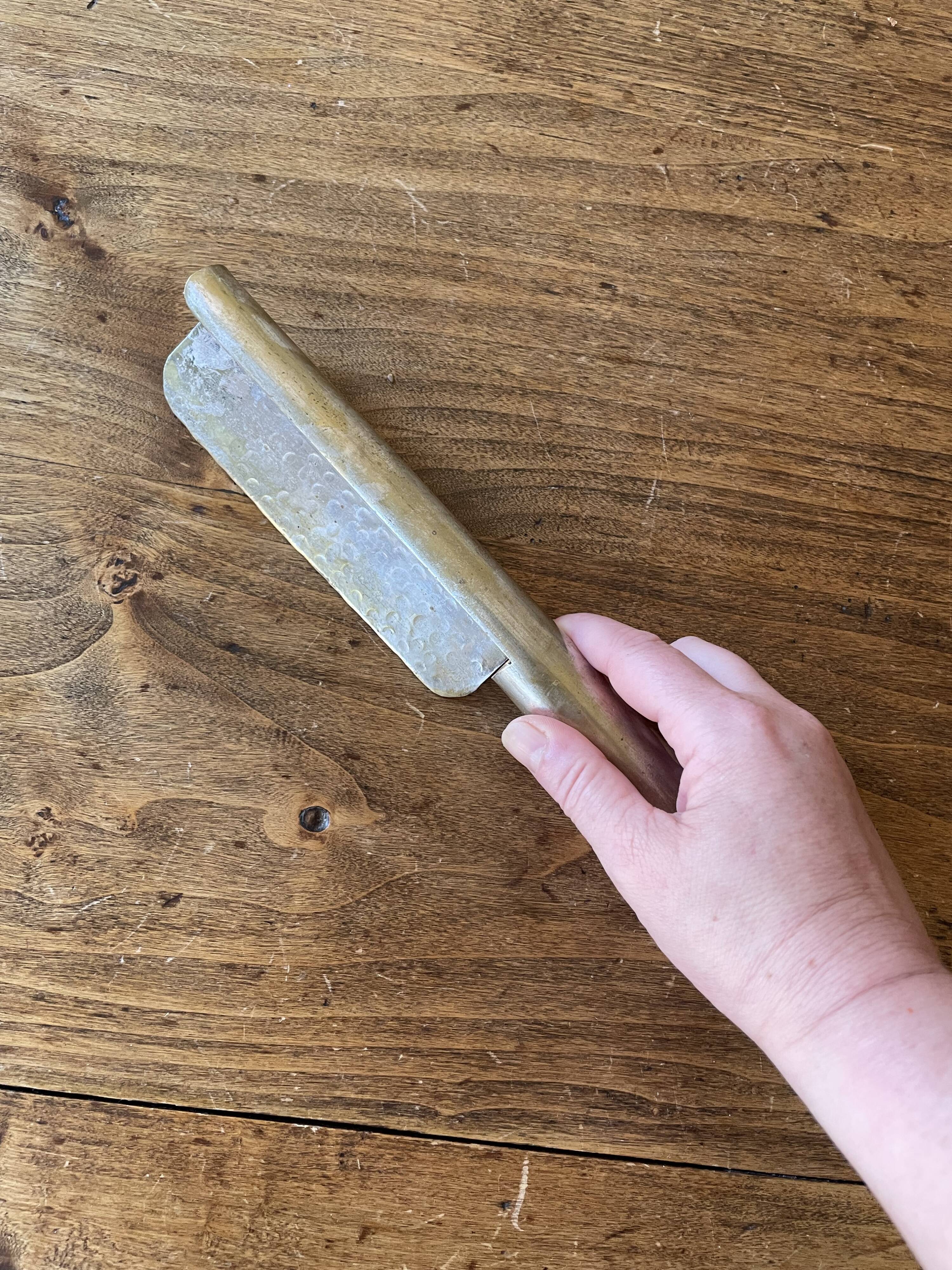 Metal crumb catcher - vintage old