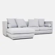 Corner sofa MALMO dove grey, Scandinavian design