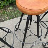 Set of 6 bar stools from the 50s