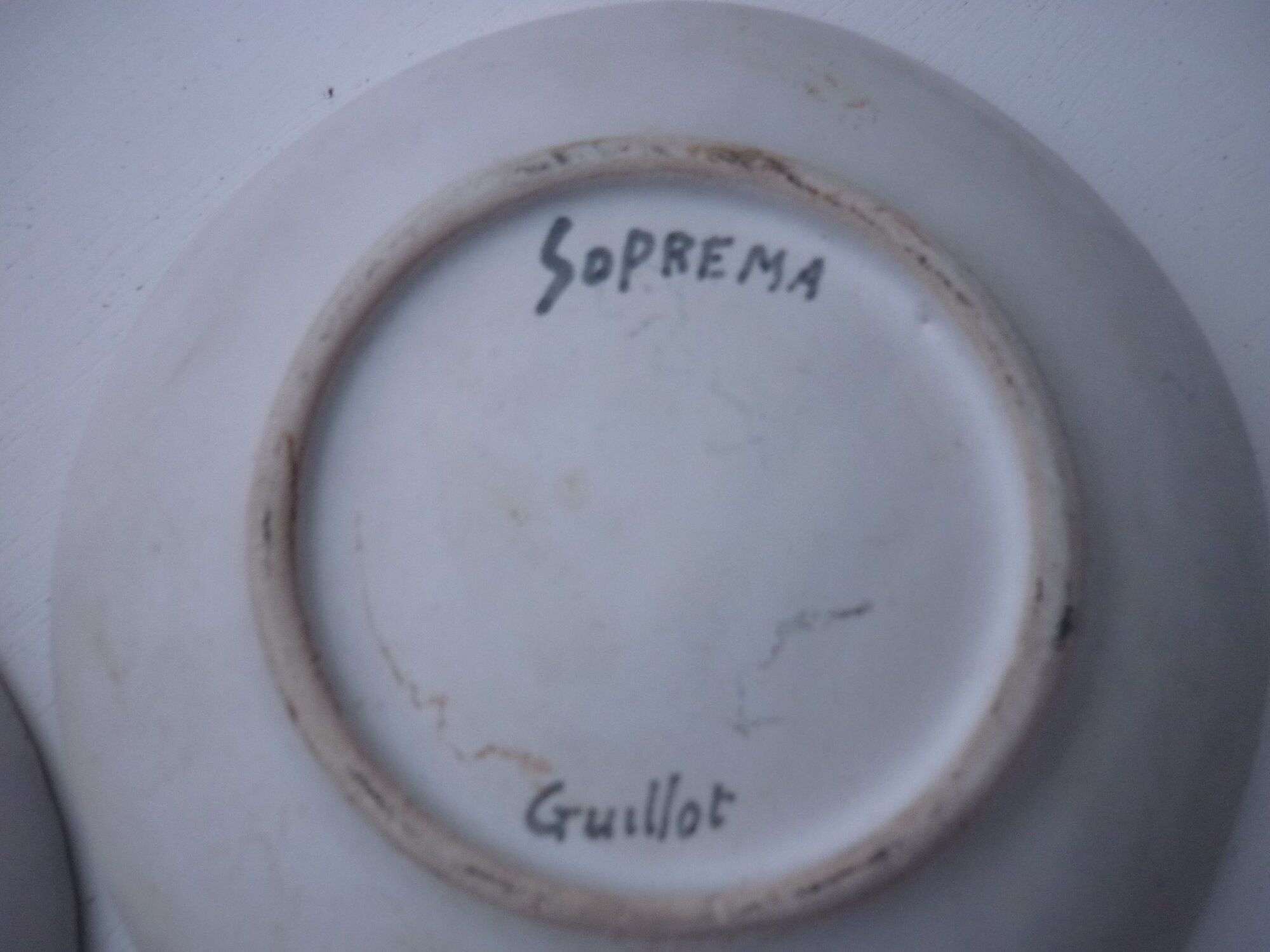 Lot of 2 cups, ramekins of Dominique Guillot