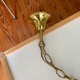 Glass bolt hanging lamp