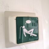 Interchangeable vintage wall lamp Ikea model Skugga