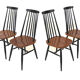 Set of four chairs