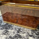 Table basse bar  en Loupe d’orme maison  Lancel vintage 1970
