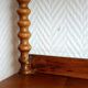 Napoleon III twisted column wall shelf