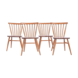 Set of 4 chairs Ercol vintage 1960