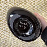 Blown glass lamp signed Morin