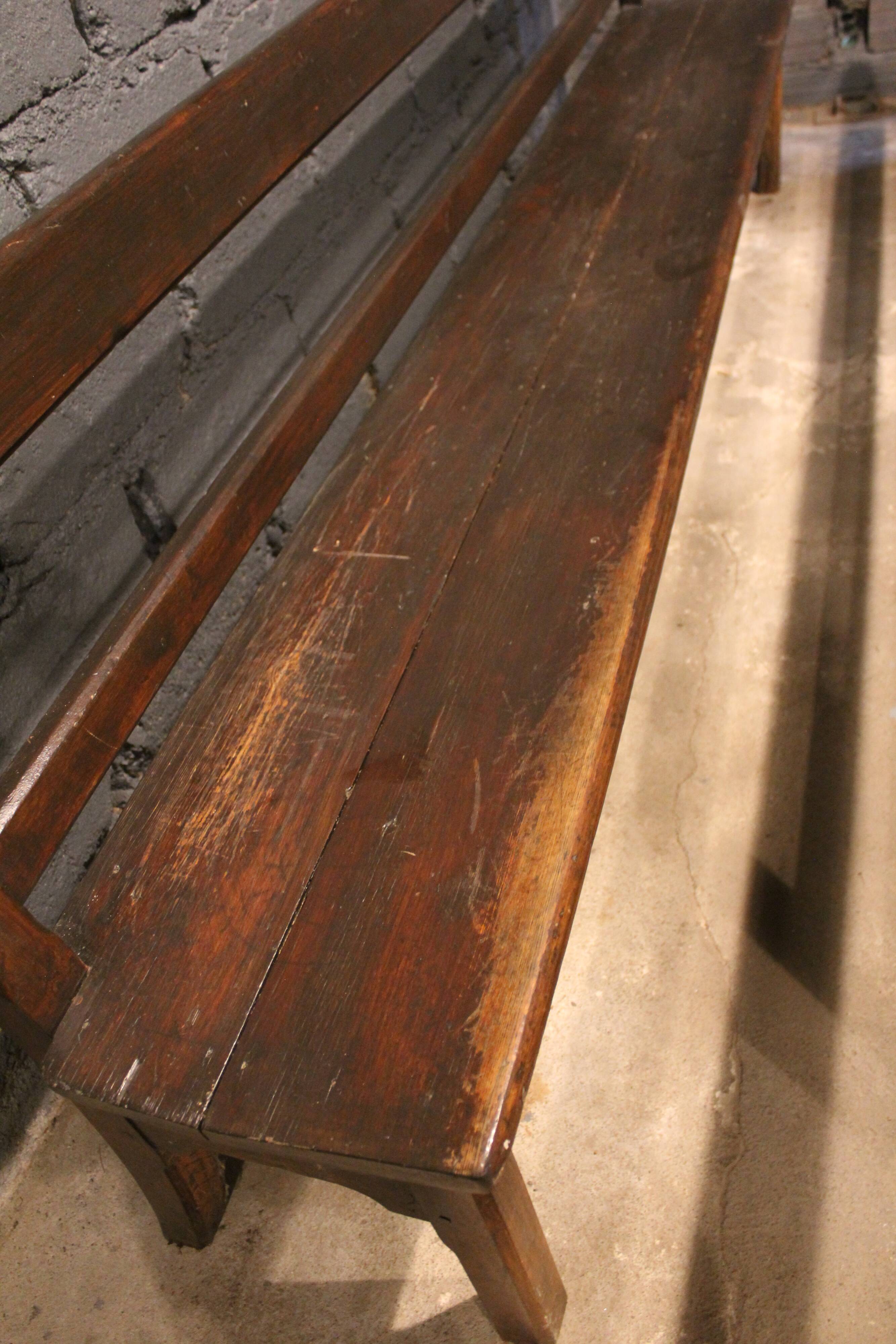 Pair of monastery benches