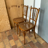 Pair of chairs bistrot