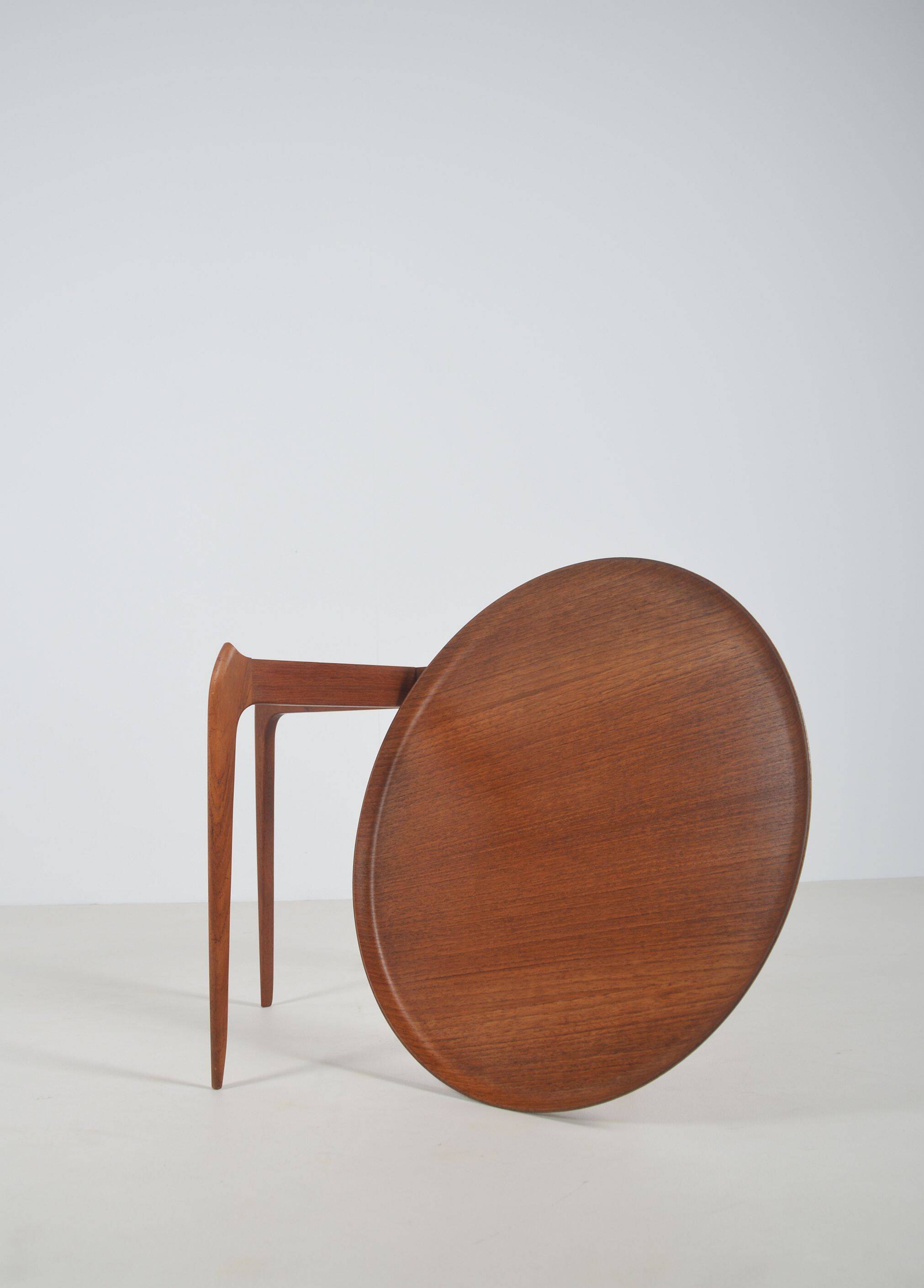 Teak side table by Engholm and Willumsen for Fritz Hansen, 1960s