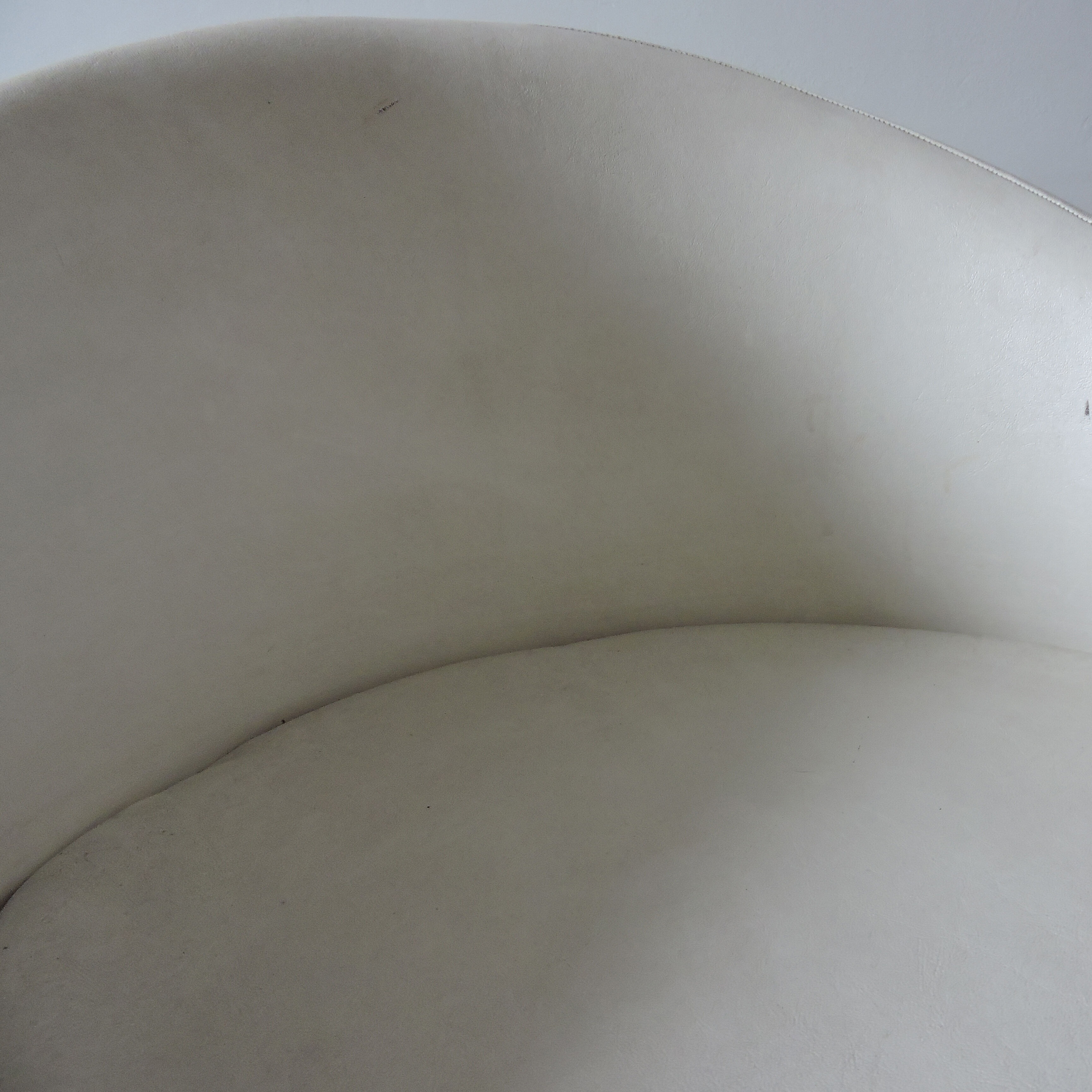 White 'Gogo' Tub Chair by Roger Bennett for Evans High Wycombe