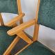 2 fauteuils bridge en bois et velours vert, 1960