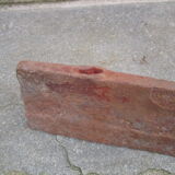 Pair of ancient cast iron chenets, Egyptian busts