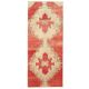 1970s Turkish Hand-Knotted Wool Cotton Red Runner Rug 104x260