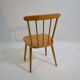 Chaise enfant en bois 1950