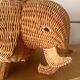 Panier éléphant en rotin