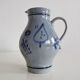 Vintage earthenware Jug with Blue Salt Glaze/Marzi & Remi, 1960's.