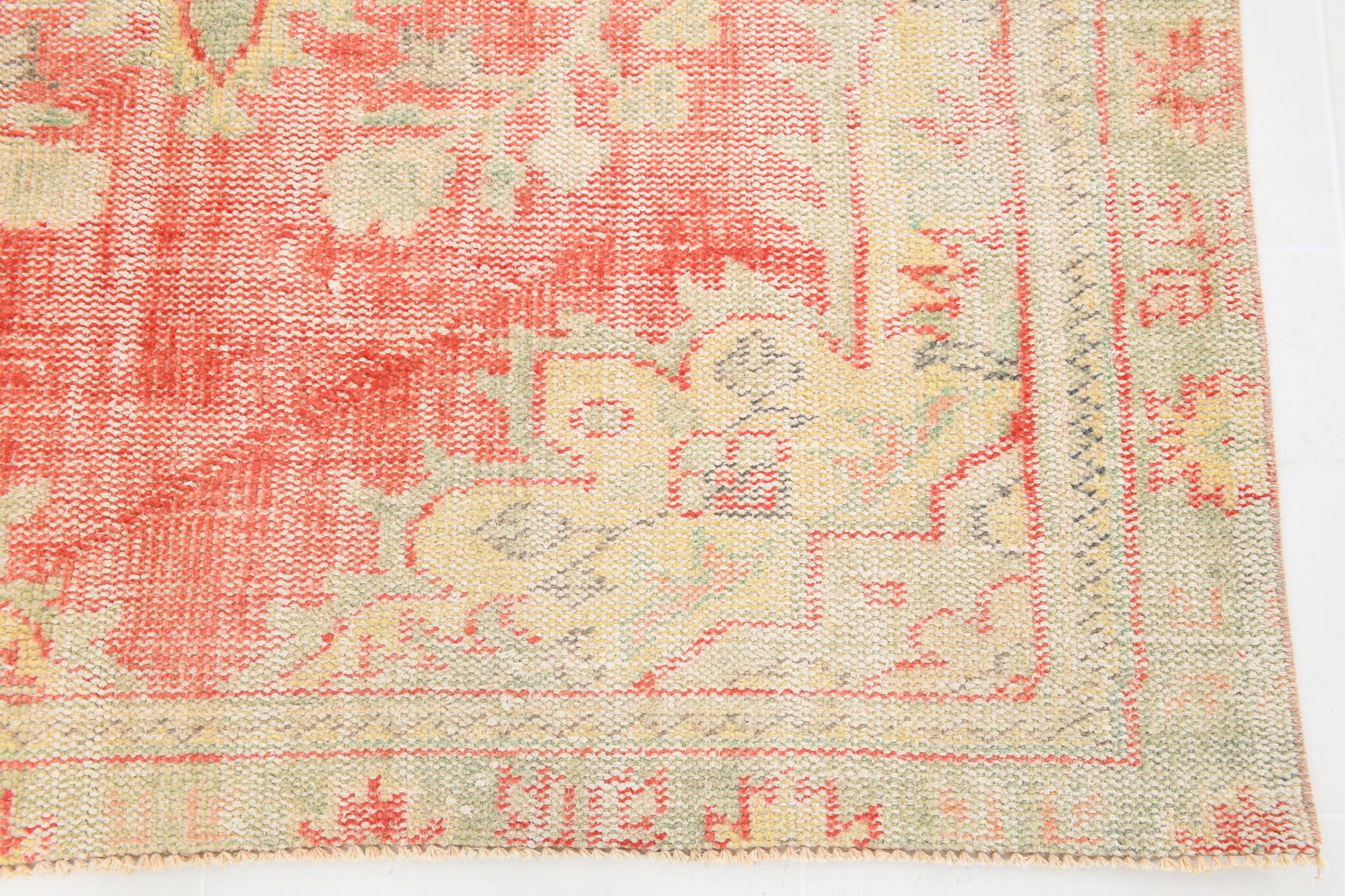 5x8 Pale Red & Cream Vintage Area Rug, 153x256Cm