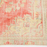 5x8 Pale Red & Cream Vintage Area Rug, 153x256Cm