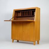 Vintage secretary desk cabinet Rüster 60s 70s midcentury