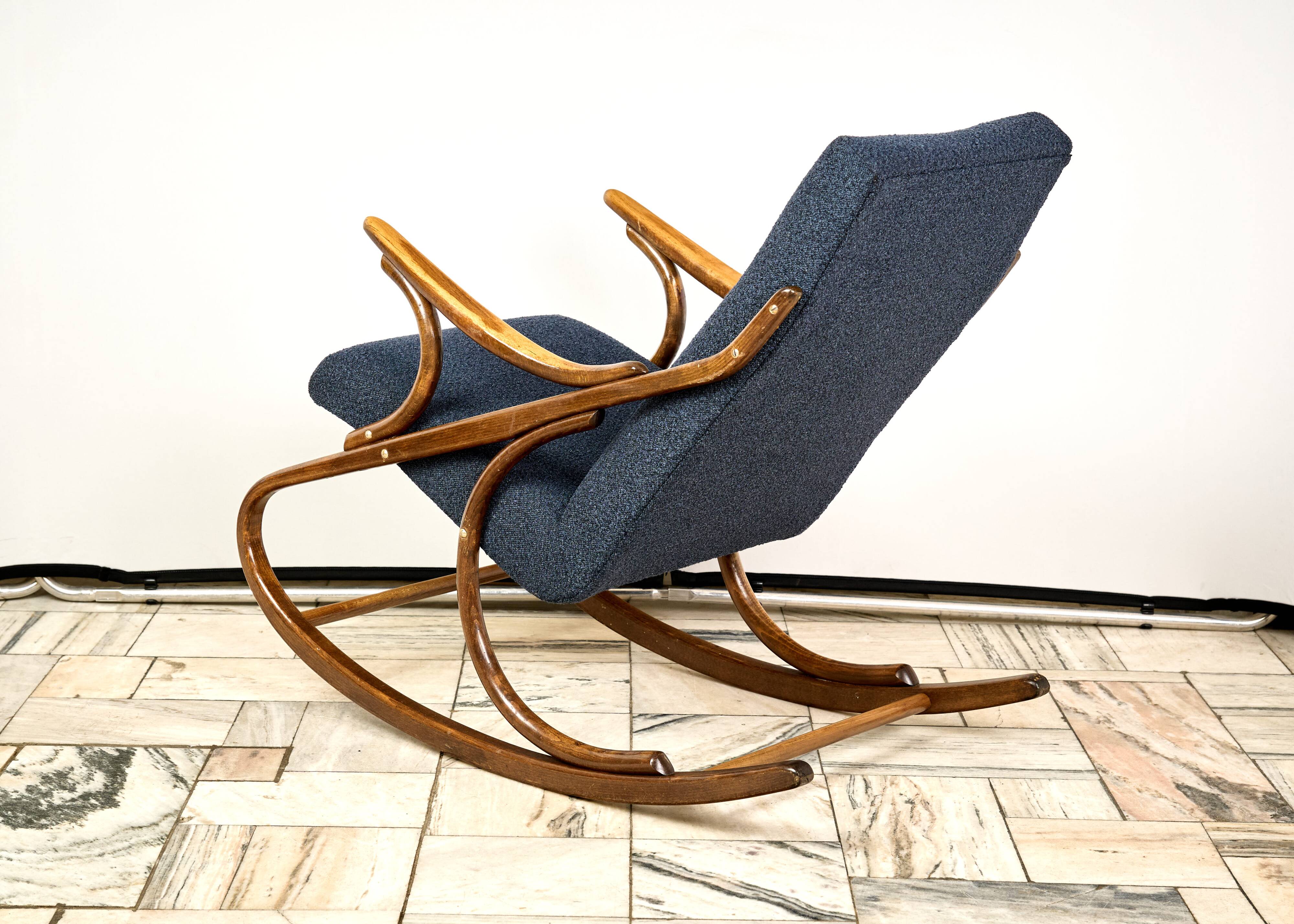 Bentwood Rocking Chair from Ton, 1960s, Czecoslovakia