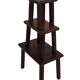 Vintage set of 3 oak side tables nesting tables from the 1970s