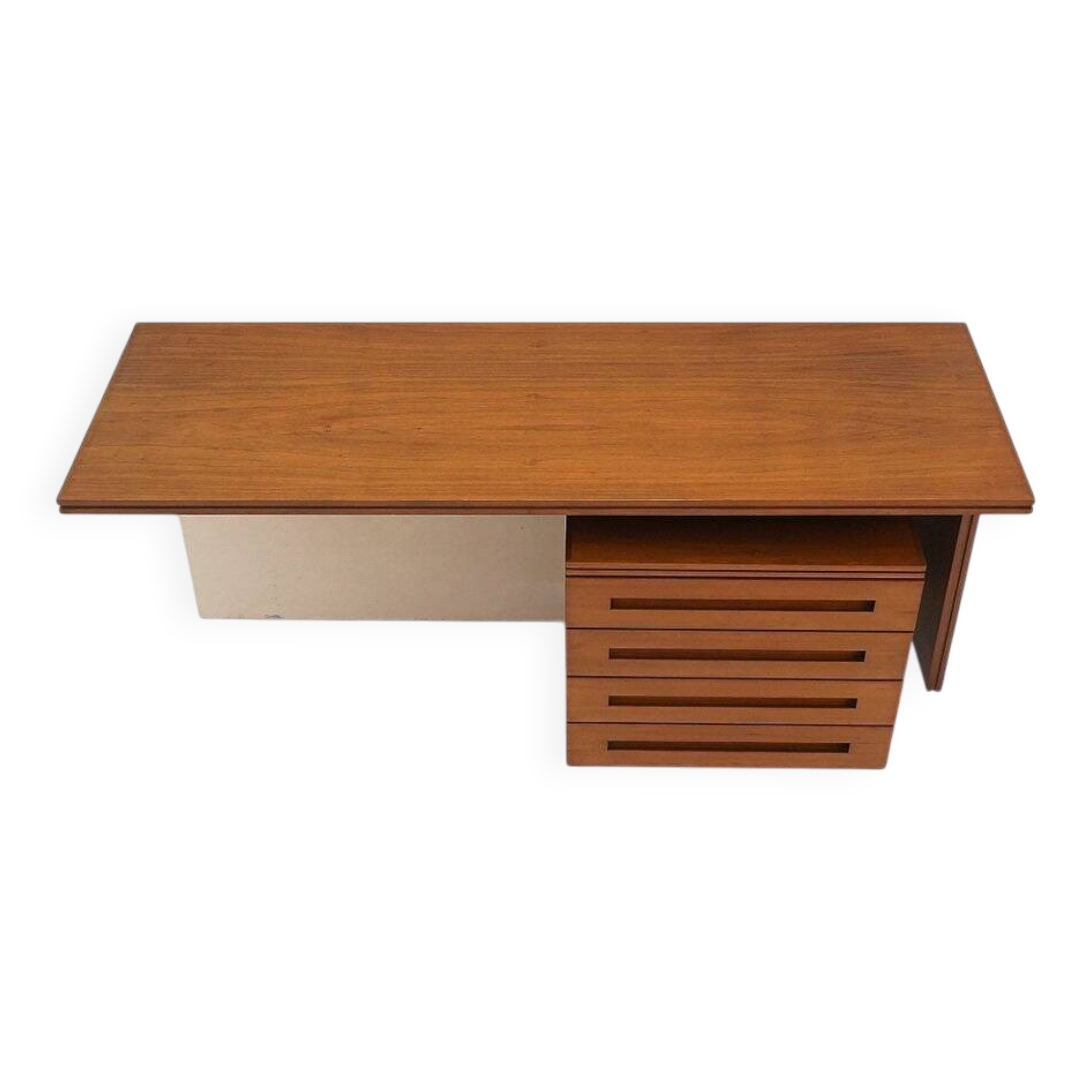 Wall-mounted desk with drawers, 1960s