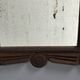 Antique tramp art folk art distressed mirror, Austria ca 1900s