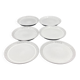 Set of 6 Céramano dessert plates by Karl Leutner