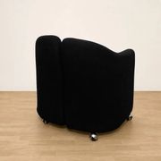 Pair of chairs by Eugenio Gerli for Tecno with patterns, 70s