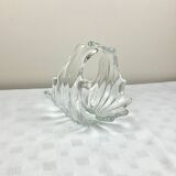 Vintage glass basket emptier