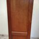 Double curtain cabinet