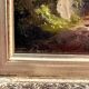 HEINRICH BERGER, original oil painting framed, landscape image