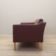 Brown leather sofa, Danish design, 1970s, production: Denmark