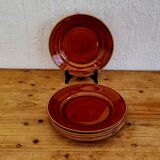 Set of 6 Saint-Clément flat plates