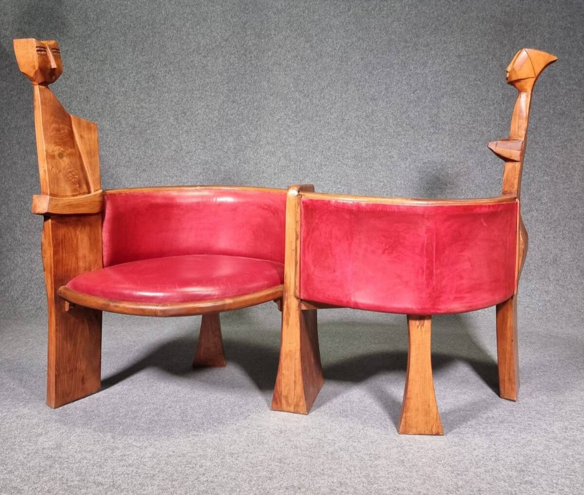 Art furniture Chili conversation sofa Macarena Irarrázaval